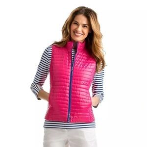 Vineyard Vines Pink Puffer Vest - NEW WITHOUT TAGS